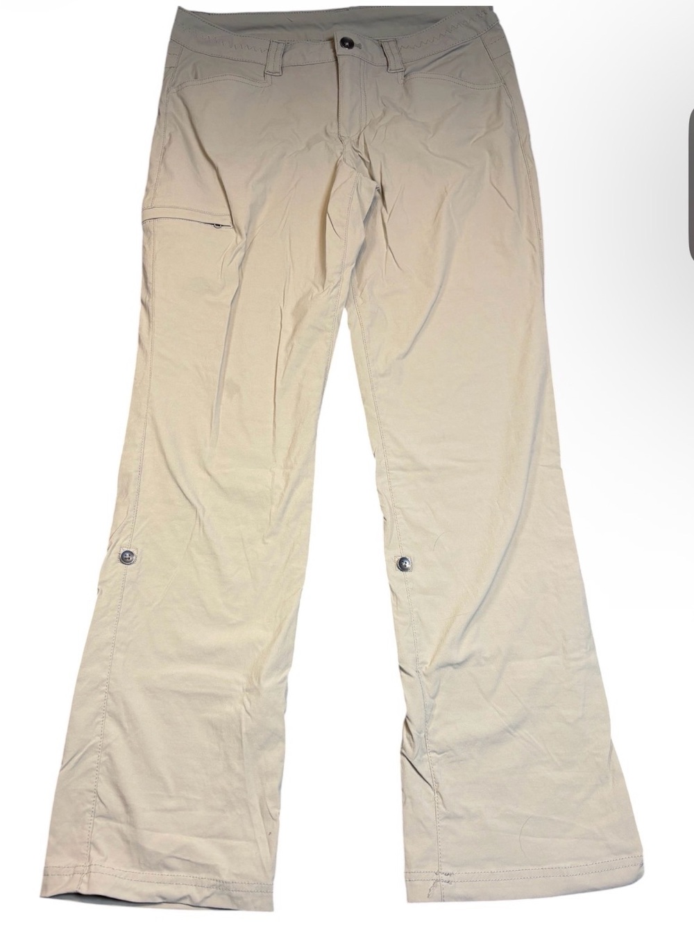 Eddie Bauer Travex Horizon Roll-Up Hiking Pants – Women's Size 8 – Khaki